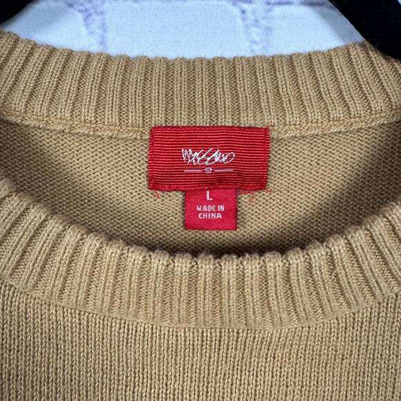 Mossimo Supply Co. Brown Tan Striped Sweater - Picture 4 of 7